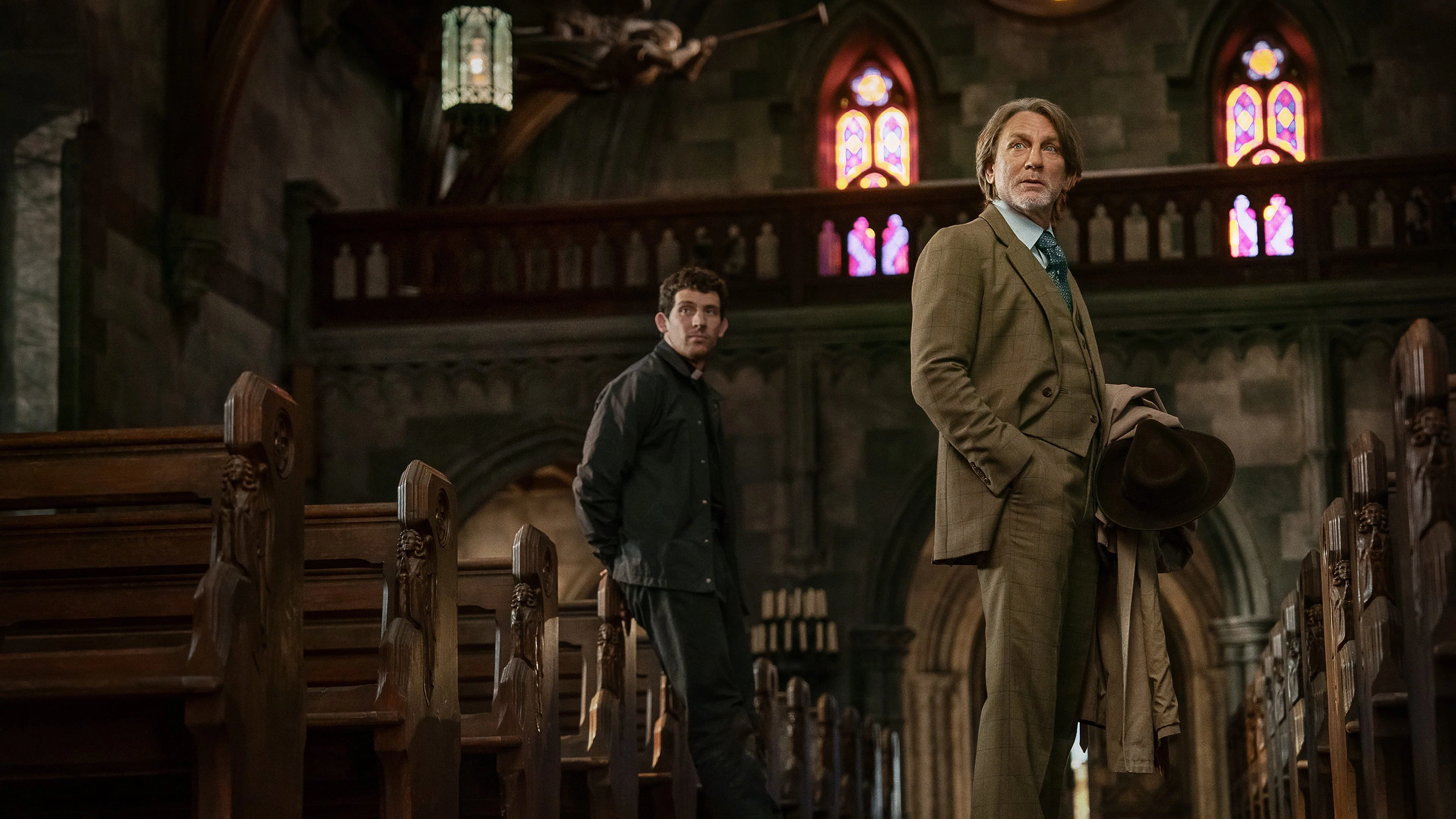 Still 2 from Wake Up Dead Man: A Knives Out Mystery