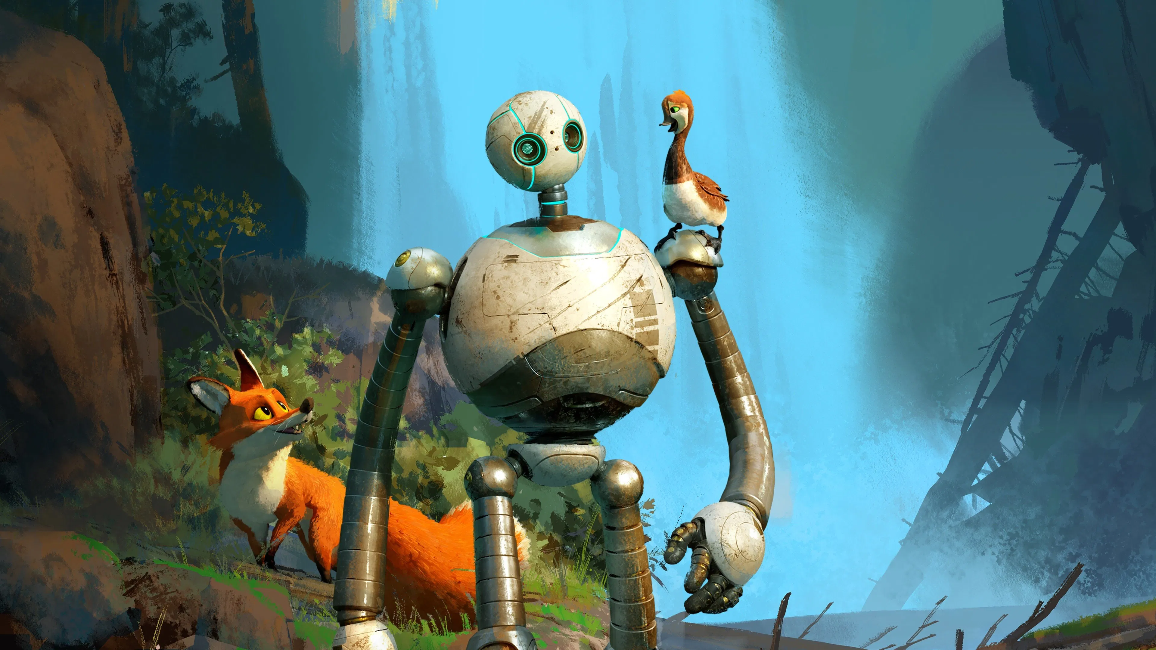 Still 2 from The Wild Robot